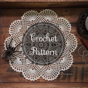 Sweet T's Doily Crochet Doily Pattern, PDF Digital Download