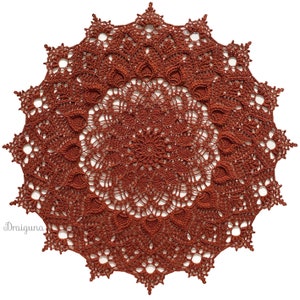 Flora Crochet Doily Pattern, PDF Digital Download image 7
