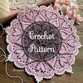 Sweetheart Soiree Crochet Doily Pattern (English & Russian Only) – PDF Digital Download