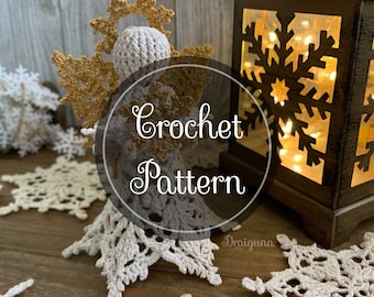 Wintertale Angel Crochet Pattern, PDF Digital Download