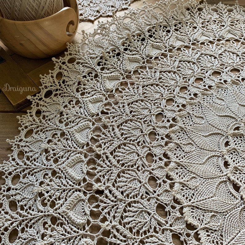 Arcanoweave Crochet Doily Pattern, PDF Digital Download image 8