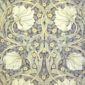 2 grandi tovaglioli di carta William Morris per tecniche miste, collage, scrapbooking, decoupage SET DI DUE Pimpernel