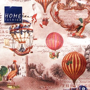 2 tovaglioli di carta di ispirazione vintage per tecniche miste, collage, scrapbooking, decoupage SET DI DUE The Eagle