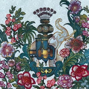 2 guardanapos grandes de papel raro para mídia mista, colagem, scrapbook, decoupage PACOTE DE DOIS Royal Elephant