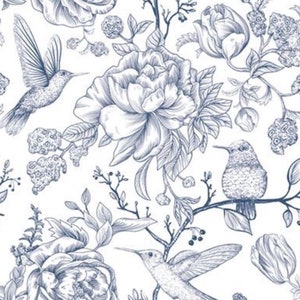 2 grote papieren servetten voor mixed media, collage, plakboek, decoupage SET VAN TWEE Blue Dreams