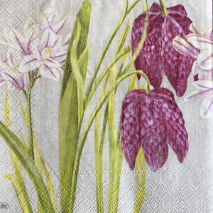 2 small paper napkins for mixed media, collage, scrapbook, decoupage PACK OF TWO Chessboard