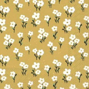2 grandi tovaglioli di carta per tecniche miste, collage, scrapbooking, decoupage SET DI DUE Tutto sul giallo