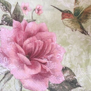 2 Tovaglioli di carta per tecniche miste, collage, scrapbooking, decoupage CONFEZIONE DA DUE Love is in the Air