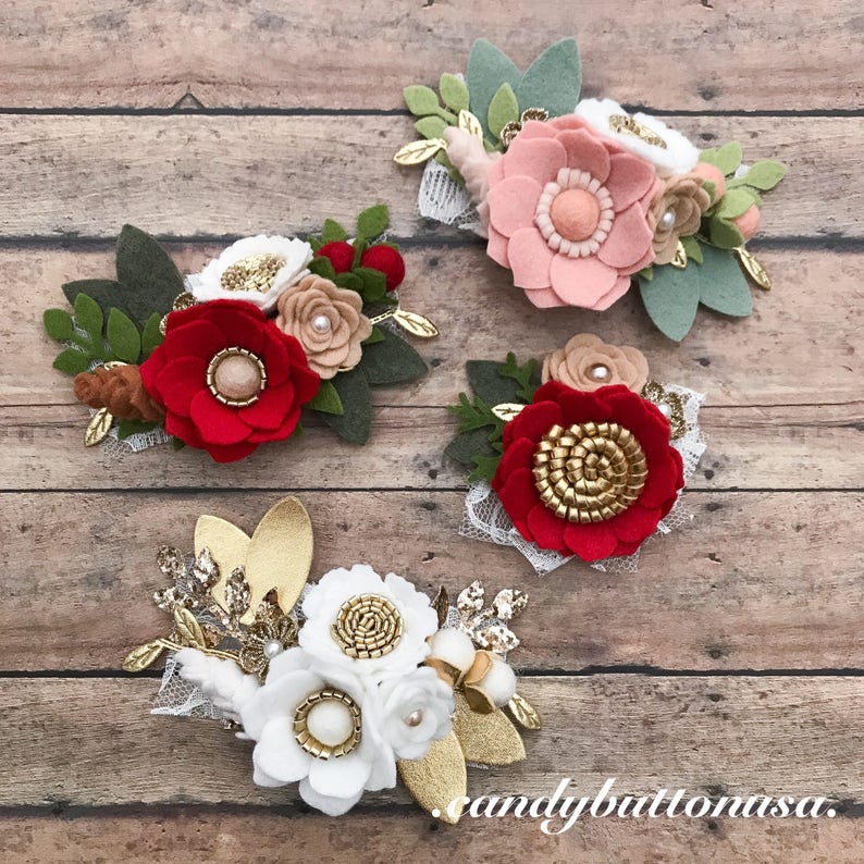 Tea Party Headband Pink Gold Headband Pink Floral Crown Baby Headband Blush Pink Flower Crown Pink Gold Birthday Headband
