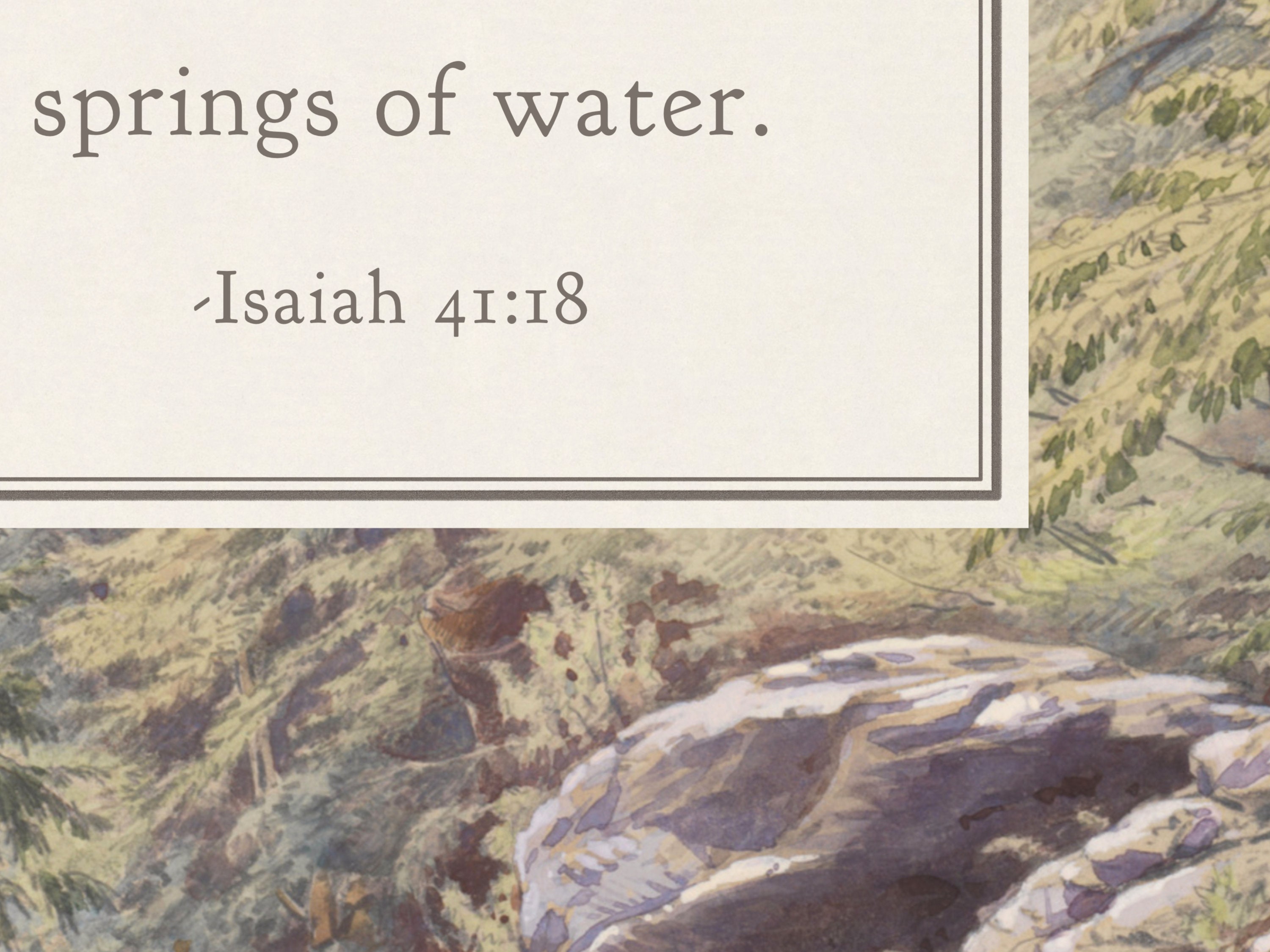 Vintage Landscape Bible Verse PRINTABLE Artwork American - Etsy