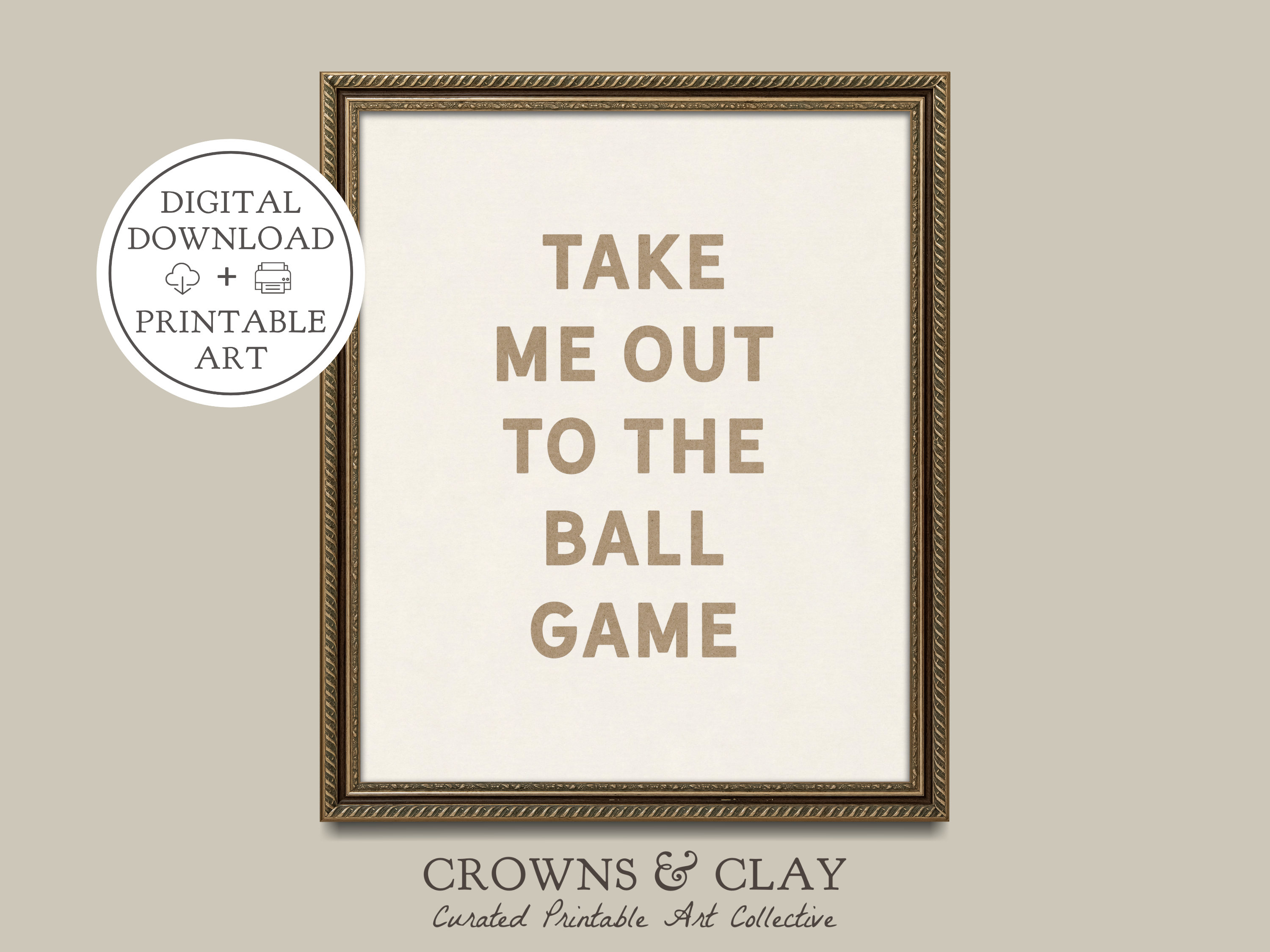 Take Me Out To The Ball Game/Baseball Boys Bubble