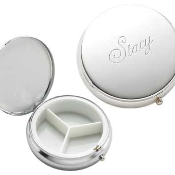 Personalized Pill Box Etsy