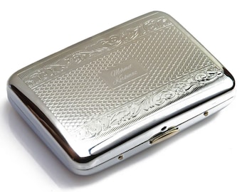 Personalized Cigarette Case 404 / Custom Engraved Name