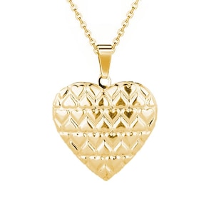 Collar Personalizado Marco de Fotos Chapado en Oro 18 K/Mensajes o Nombre Grabados Personalizados