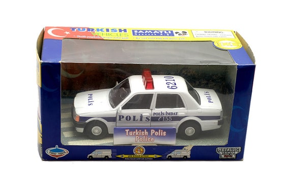 Tin S Toys Turkish Police Car Die Cast Scale Model Toy