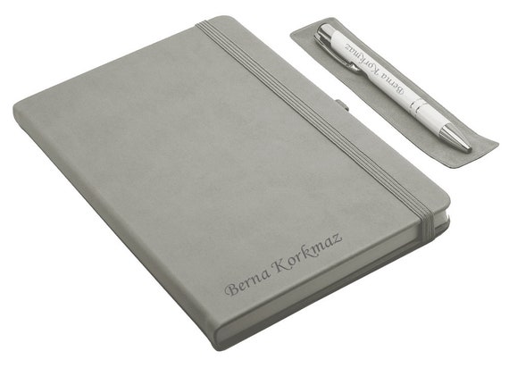 personalized journal and pen set