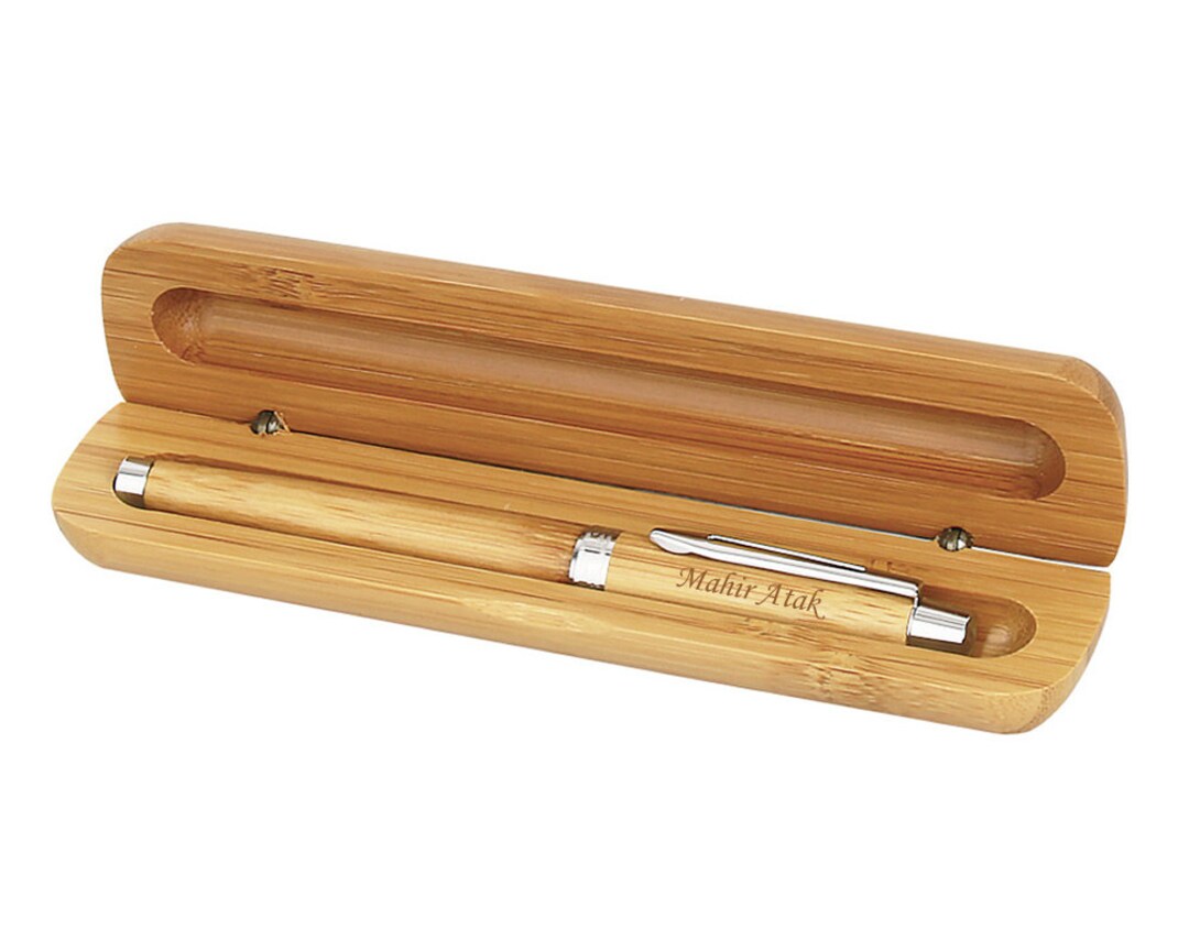 Personalized Wood Pen Set / Custom Engraved Name - Etsy