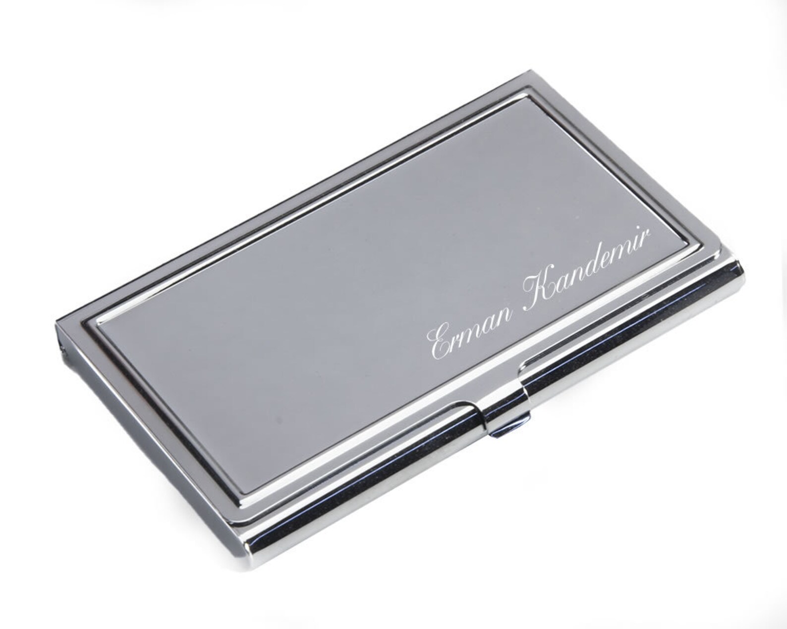 Personalized Business Card Holder / Custom Message or Name Etsy