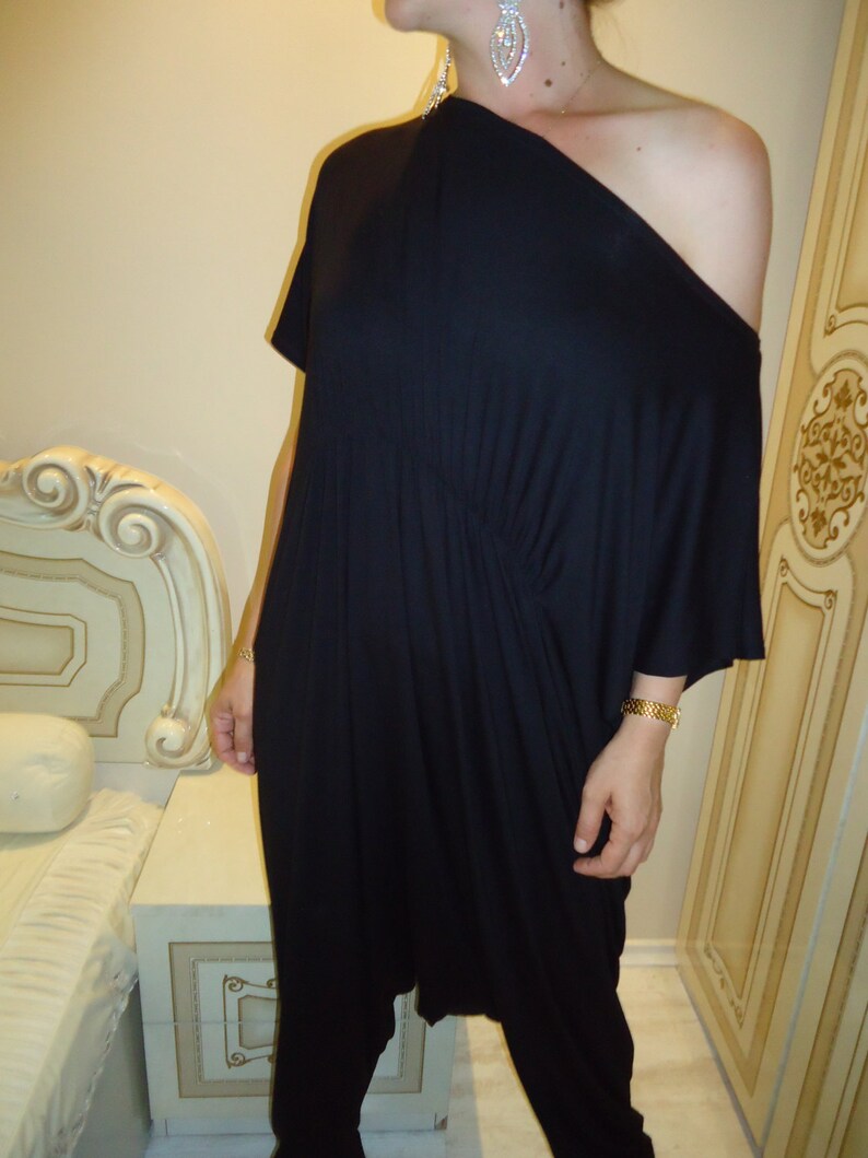 oversized black jumpsuit