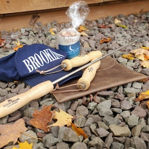 Retractable Roasting Sticks – Stainless Steel Campfire Skewers, S'mores Gift, Hot Dogs, Cabin Gift, Fire Pit Accessory