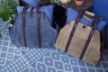 XL Waxed Canvas Firewood Carrier Log Tote – Heavy Duty Cabin Campfire Wood Holder, Outdoor Gift