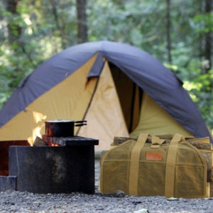 耐久性の高いワックスキャンバス製薪キャリア