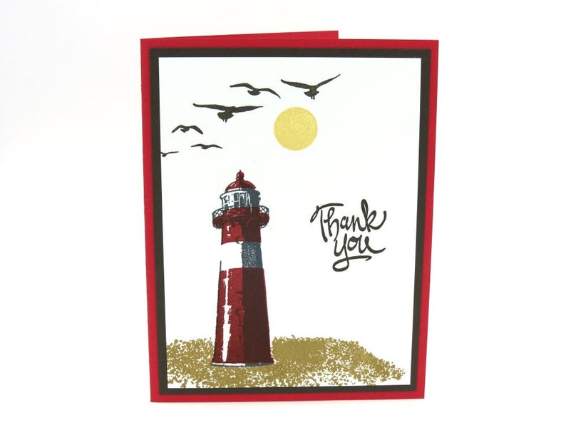 Stampin Up Card Greeting Card Handmade Card Handmade Thank You Card Stampin Up Thank You Card Thank You Card