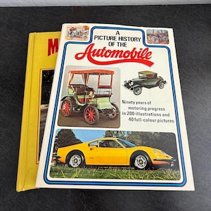 Classic Car Coffee Table Books, Vintage Hardcover Car Books For Adults, Gifts for Automobile Lovers
