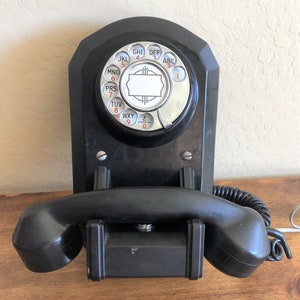 ITT Telephone Rotary Telephone Beige Rotary Phone Phone Cream Phone Landline Phone Old Telephone Office Phone Bakelite Telephone