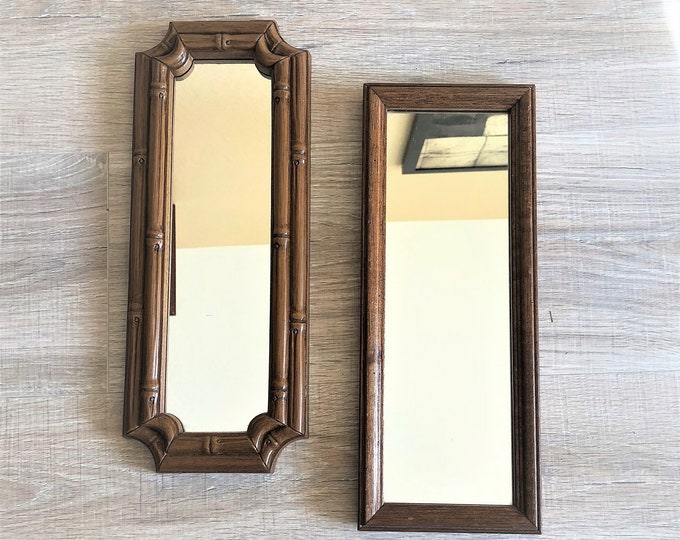 Vintage Wall Mirror, Skinny Wall Mirror, Rectangular Wall Mirror, Wall