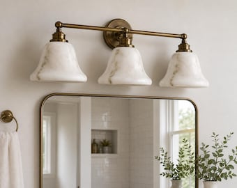 Soft White Alabaster Style Replacement Light Shades, 1 3/4" top opening, Shade Only