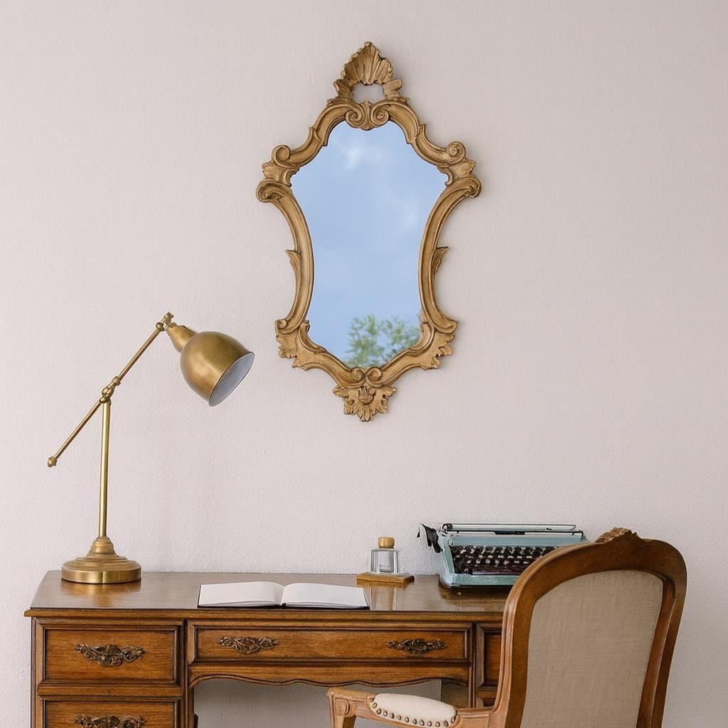 ハリウッドリージェンシー　ミラー Hollywood Regency Mid Century Mirror - AptDeco