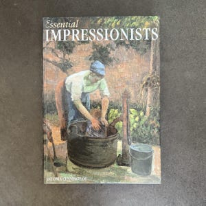 Vintage Coffee Table Art Book, French Hardback Art Book, Essential Impressionists Art Book, Living Room Décor, Gift for Art Lovers
