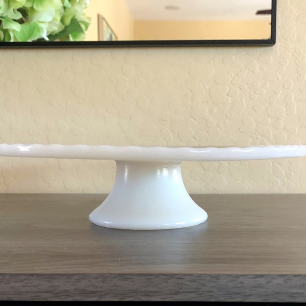 Glass White Cake Stand Etsy — free download