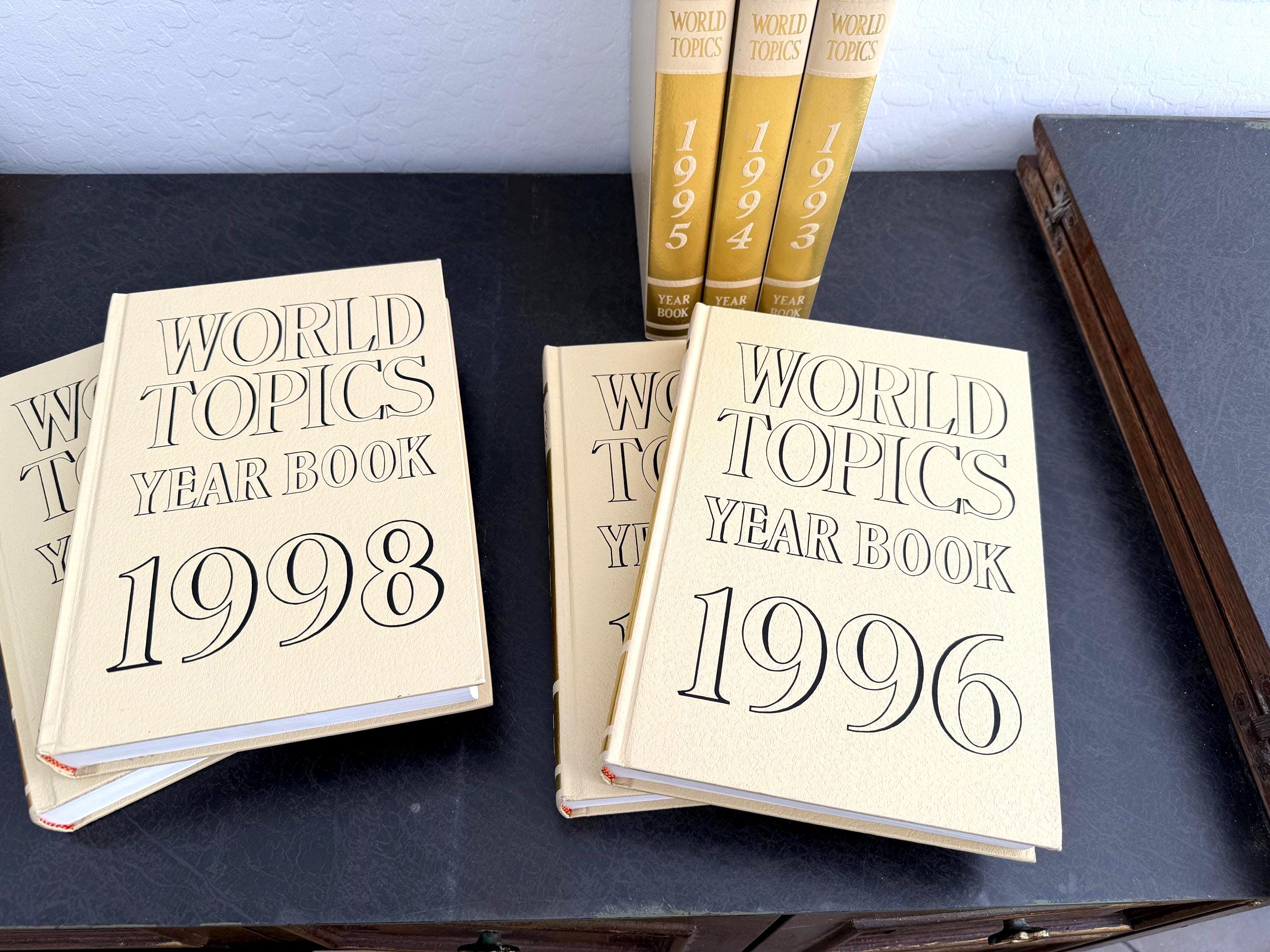 World Book Yearbook - Etsy