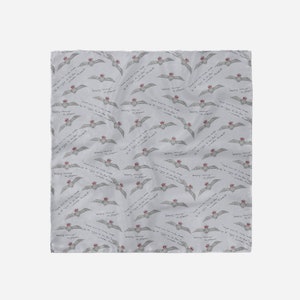 REPLICA: Jacqmar "Happy Landings" Scarf (1941, in Grey)