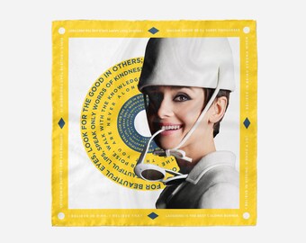 Audrey Hepburn "Recipe for Beauty" Scarf (Love, Loss, and What I Wore Collection)