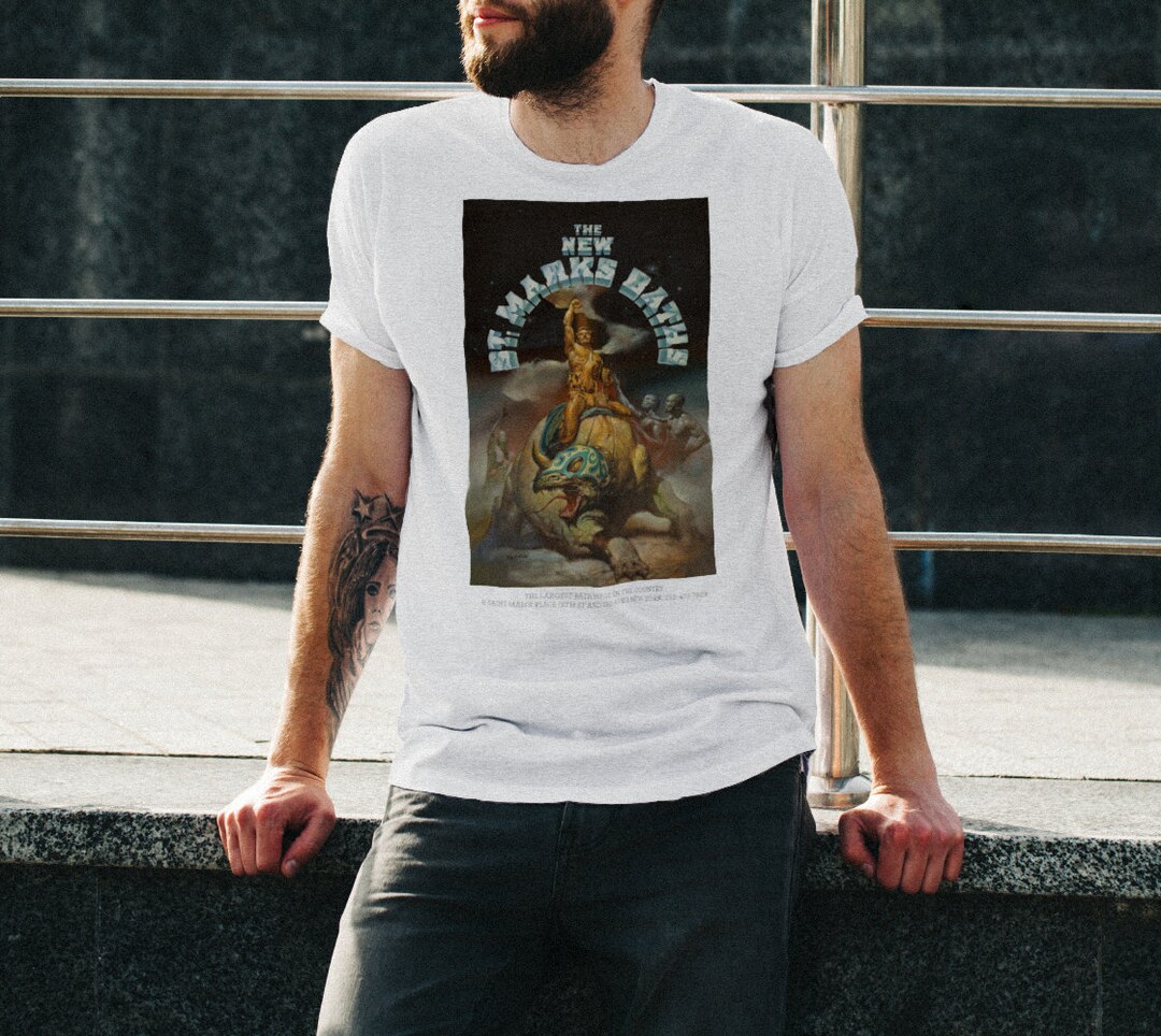 The New St. Marks Baths, New York City Tshirt cir. 1980's Etsy