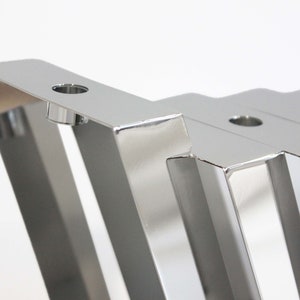 La menorah de Hannukah | Hanoukka juive | Conçu en Israël | Menorah moderne enduite d'argent | Menorah juive casher de Hanoucca