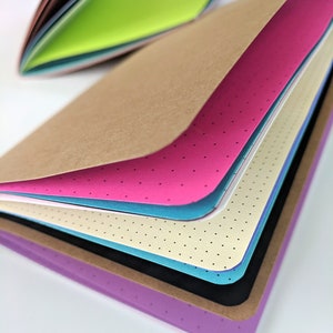 JUNQUE INSERT Notebook - Mixed Paper Travelers Notebook Insert - 8 Sizes