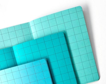 JUMBO GRID Traveler's Notebook Insert   - Choice of 23 colors and 8 sizes