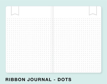 RIBBON Journal - DOTS Traveler's Notebook Insert  - Choice of 23 colors and 8 sizes