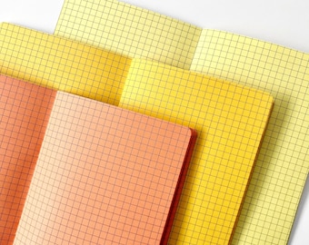 GRID Traveler's Notebook Insert   - Choice of 23 colors and 8 sizes
