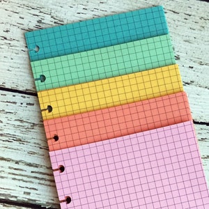 O papel planejador MELON cabe nos planejadores Happy Planner Big & Levenger Circa tamanho carta