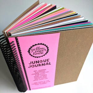 9 x 7 JUNQUE JOURNAL For Art Journaling, Scrapbooking, Junk Planner, Creative Life Planning image 4