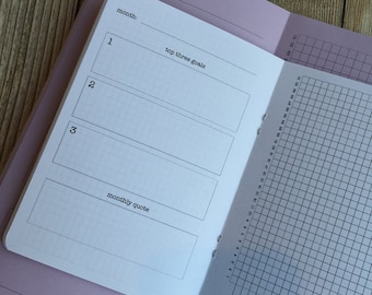 HABIT TRACKER Traveler's Notebook Insert - Available in 8 sizes and 23 colors