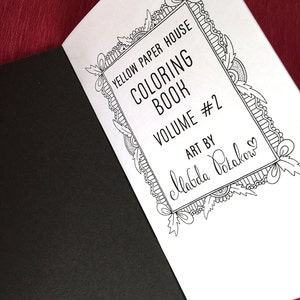 COLORING BOOK Volume 2 - Traveler's Notebook Insert  5 Sizes