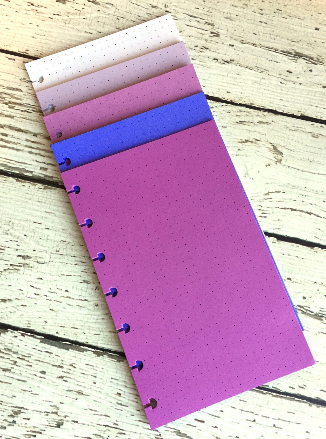PURPLE PASSION Planner Paper Fits Happy Planner & Levenger Circa