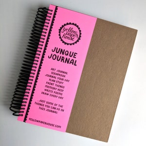 9 x 7 JUNQUE JOURNAL For Art Journaling, Scrapbooking, Junk Planner, Creative Life Planning image 2