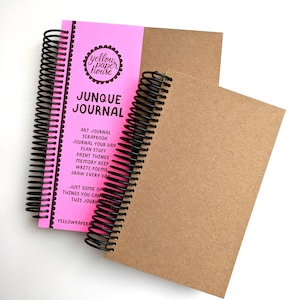 8 x 5 JUNQUE JOURNAL For Art Journaling, Scrapbooking, Junk Planner, Creative Life Planning image 2